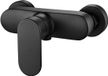 Ibenzoa® Robuste mitigeur de douche noir à levier unique avec montage mural