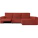ECOMMERC3 Chaise longue-bankovertrek met lange mouwen rechts met relax, chaiseLongue, bi-elastisch, ademend en eenvoudig aan te brengen, met schuimstoffen en elastieken banden