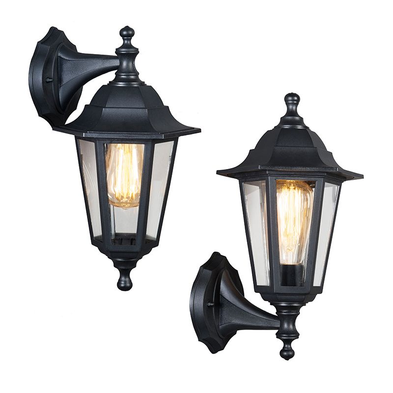 QAZQA New Haven Buitenwandlamp - Zwart - Verstelbaar