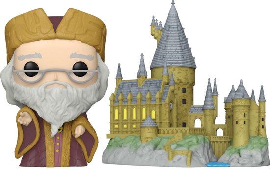 Funko POP! - Harry Potter: Town - Dumbledore with Hogwarts