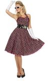 Wilbers Rock & Roll outfit Ava - Jurk - Multikleur - Print - XXXL