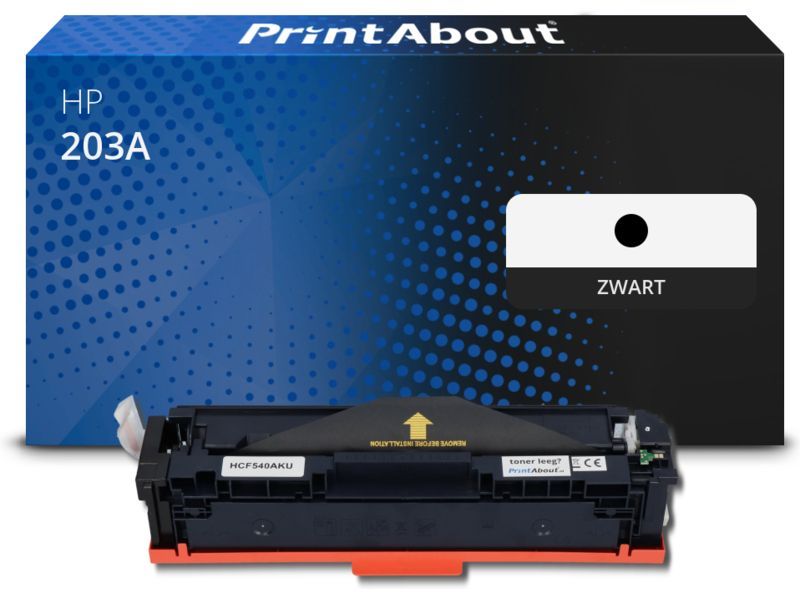 PrintAbout Toner 203A (CF540A) Zwart geschikt voor HP