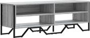vidaXL Tv-meubel 122x34x41 cm bewerkt hout grijs sonoma eikenkleurig
