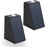Lumisky Set van 2 wandlampen op zonne-energie 100LM BRIO