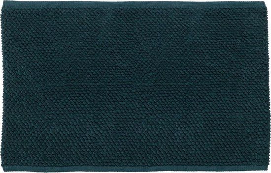 Sealskin Delhi Badmat - 60x90 cm - Donkergroen - Katoen - Hoogpolig - Anti-slip