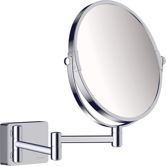 Hansgrohe AddStoris scheerspiegel chroom - Rond - 34.40 cm