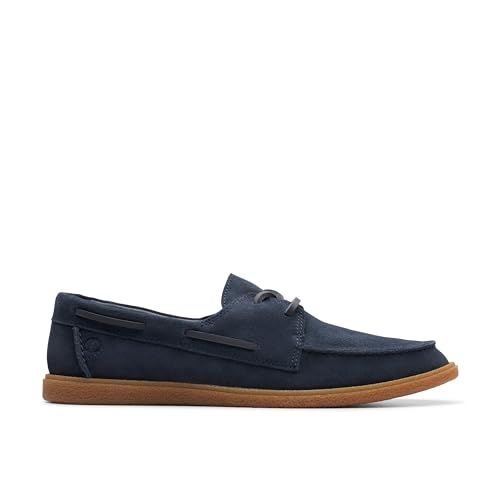 Clarks Clarkbay Go Heren Marine Suede 41.5 EU