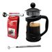 Nerthus FIH 1126 set Franse pers 800 ml melkopschuimer en koffietang
