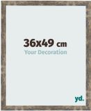 yd. Cadre photo 36x49 cm Bleu Or Mélangé MDF