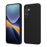 kwmobile telefoonhoesje geschikt voor Samsung Galaxy S25 Plus - Hoesje met siliconen coating - Smartphone case in zwart