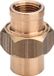 Viega Raccord à vis, Rp 11/2 cuivre rouge ou bronze silicium Modèle 3340, 446970