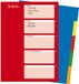 Herlitz Kunststof Tabbladen, Gekleurd, A4-formaat, 5-delig