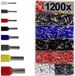 TRU COMPONENTS TC-13377260 Assortiment adereindhulzen Deels geïsoleerd Meerdere kleuren 1200 stuk(s)
