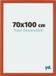 yd. Cadre photo 70x100 cm - MDF - Orange - Mura