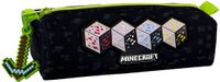 Minecraft Etui - 3D Zwaard Hanger – Pennenzak – 22 cm – Officieel gelicentieerd – Zwart/Groen