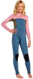 Roxy Junior Prologue+ 4/3mm Rug Ritssluiting Wetsuit - Dames Multicolor