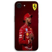 Maniacase iPhone 17e hoesje Lewis Hamilton Official Ferrari Wallpaper