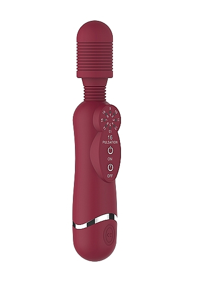 Shots Toys Silicone Massage Wand - Red