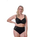 Plaisir voorgevormde T-shirt-bh met beugel - zwart