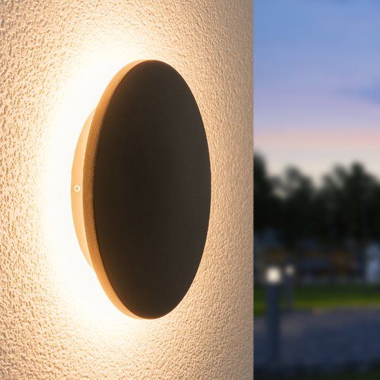 HOFTRONIC Casper XL LED Wandlamp Zwart