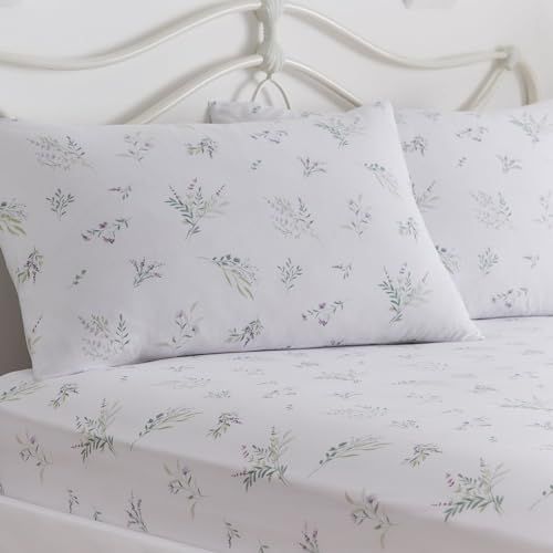 Dreams & Drapes Chloe Easy Care Hoeslakenset - Lila - Tweepersoonsbed Maat - 28cm