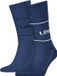 Levi's chaussettes de sport unisexe lot de 2 avec logo bleu
