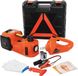 Happyment Hydraulische Krik PRO - Autokrik - Garage Krik - Lifting Apparatuur - Hydraulische Werkplaatskrik - Voor Auto, Camper, Caravan - 5 Ton Vermogen - Rood