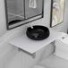 Maison Exclusive - Ensemble de meubles de salle de bains 2 pièces, céramique blanche