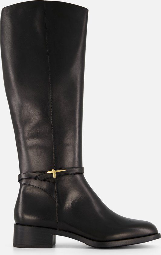 Tamaris Hoge laarzen zwart Leer - Dames - Maat 39 - Herfst/Winter 2025