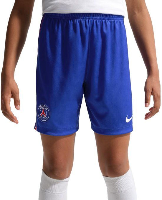 Nike Paris Saint-Germain Kinder Wedstrijdshort Blauw Maat 158/170