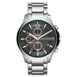 Armani Exchange Ax2163 46mm 5atm Quartz Analoog Horloge Zilver Mannen