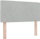 vidaXL Boxspring bed met hoofdeinde Lichtgrijs 90 x 200 cm Fluweel