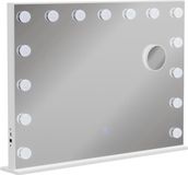 Vicco Greta Kaptafel spiegel – 58 x 47 cm met LED-verlichting Wit