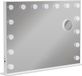 Vicco Greta Kaptafel spiegel – 58 x 47 cm met LED-verlichting Wit