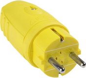 as - Schwabe 62403 Stekker met randaarde Rubber 230 V Geel IP44