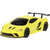Modster Mini Racer Thunder V1 – 1:40 RC auto Racewagen – Geel 4WD RTR 2,4 GHz