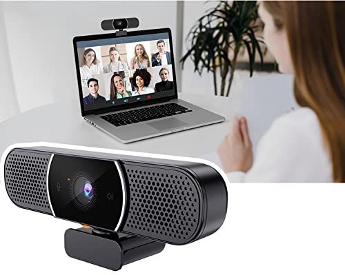 Matosio OwlBar Mini 2K Webcam met soundbar en microfoon, all-in-one voor vergaderkamer of televisiekantoor, zoom/MS teams of streaming OBS
