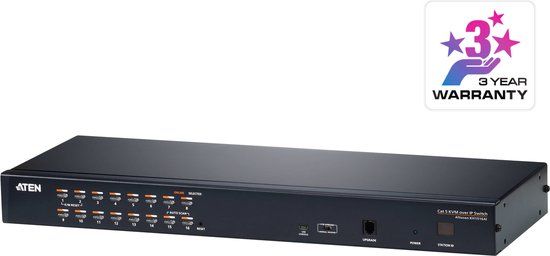 Aten CAT5e/6 KVM Over IP 16 Port RJ45 High-Density KVM