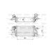 Valeo Intercooler, Inlaatluchtkoeler 818666