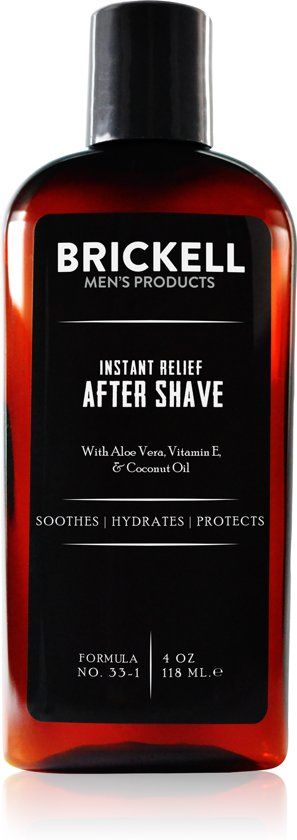 Brickell Mens Products Instant Relief Aftershave