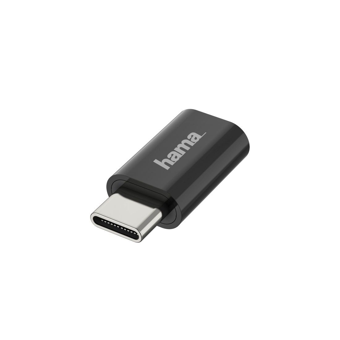 Hama Adapter Micro USB naar USB-C - Zwart
