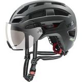 uvex finale visor - veilige stadshelm voor dames en heren - filtercategorie 1 - inclusief LED-verlichting