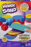 Kinetic Sand Regenboogmix-set met speelzand in drie kleuren