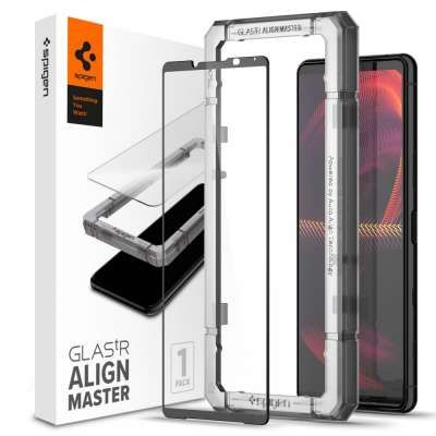 Spigen AlignMaster Sony Xperia 5 III Full Cover Glass zwart