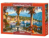 Castorland puzzel Mediterrane veranda - 1000 stukjes karton.