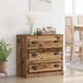 vidaXL Dressoir - Oud Hout - 70 x 35,5 x 67,5 cm