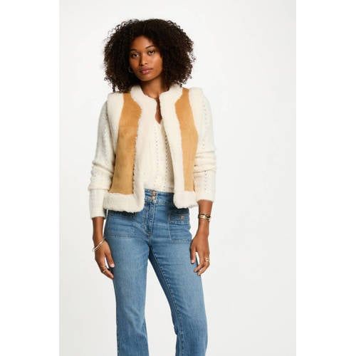 Morgan gilet camel