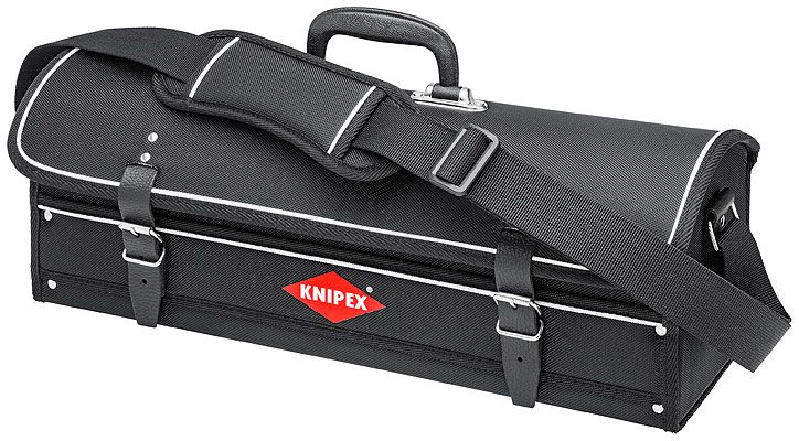 Knipex 00 21 07 LE Tool Case - Black/Red Polyester - 520x200x230mm
