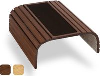 BAM BOO BOX Sofa dienblad antislip - bankrekje van bamboe met anti-slip pad