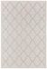 freundin Home Collection Elina Tapijt voor binnen en buiten, plat geweven, laagpolig, weerbestendig, macramé-look, hoge diepe structuur voor balkon, terras, eetkamer, woonkamer, in crème, 76 x 200 cm